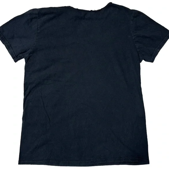 The Who Official Union Jack Logo Graphic T-Shirt Black Women’s Sz S - Picture 2 of 6